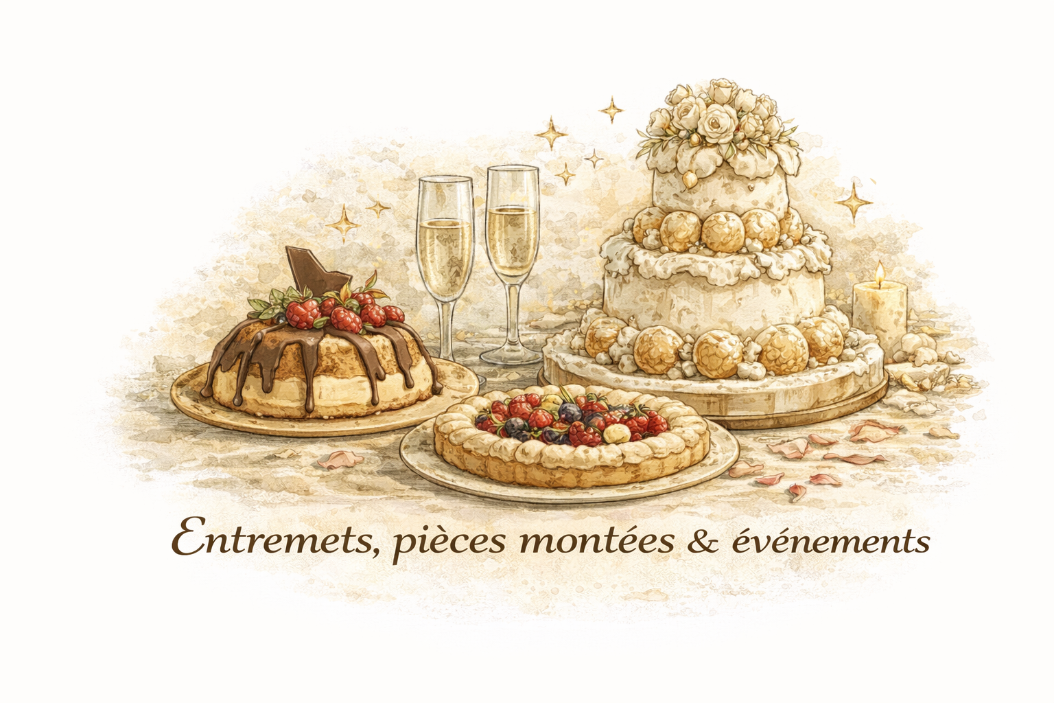 Événements : entremets et pièces montées