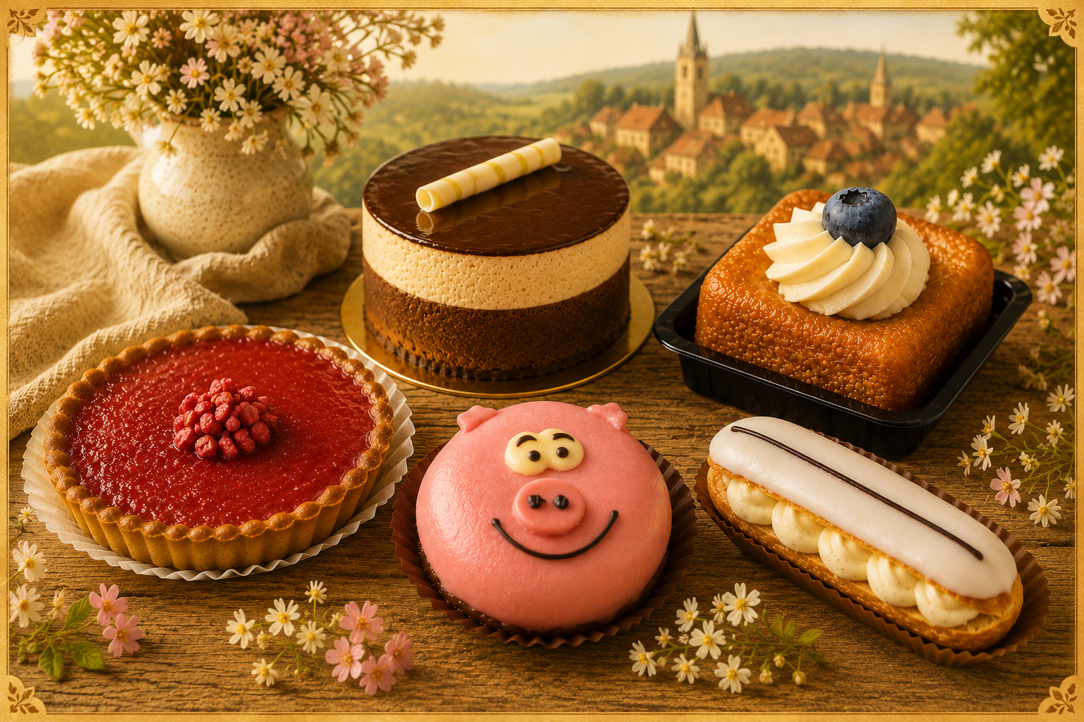 Pâtisseries individuelles