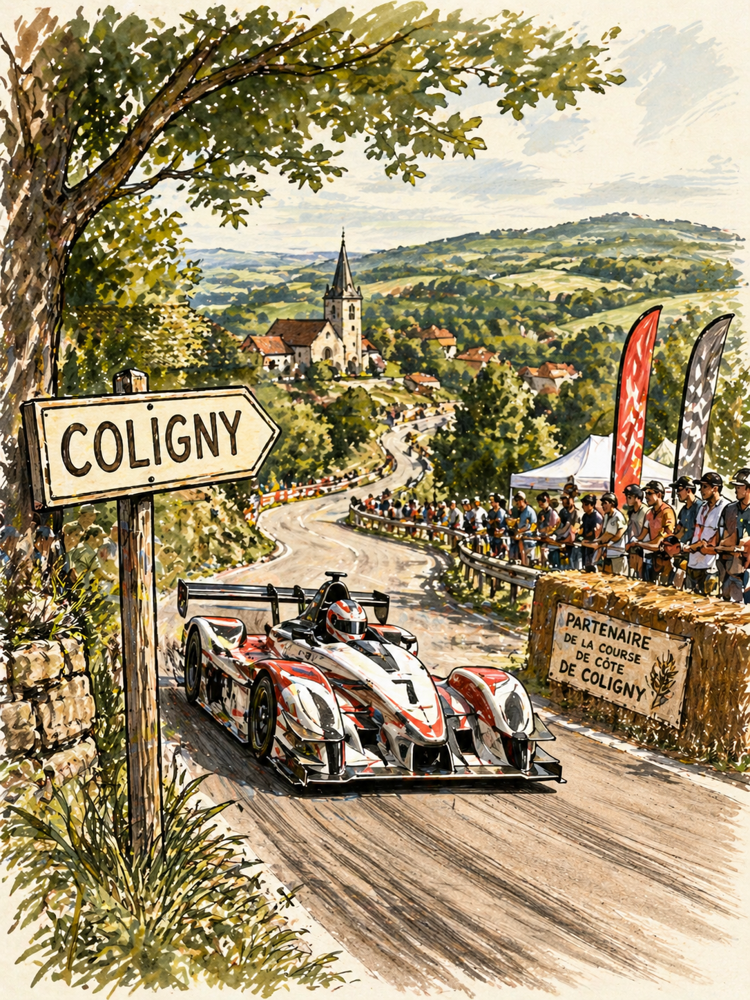 Course de Côte de Coligny 2026 - Partenaire Le Relais de Villemotier