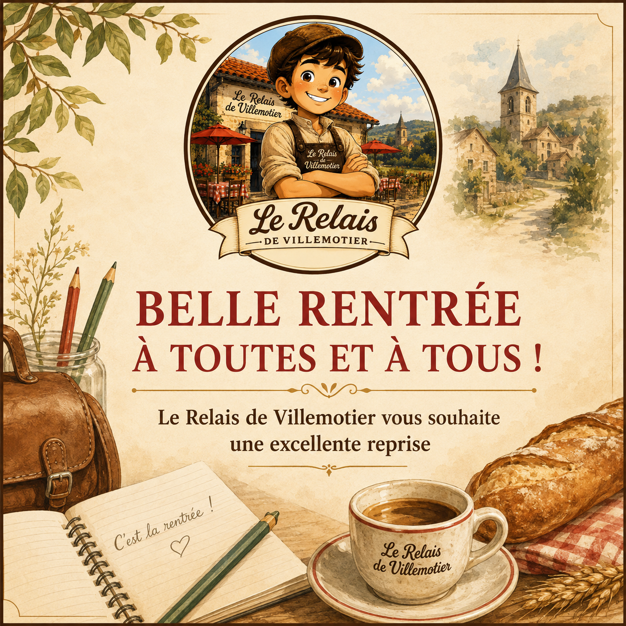 Belle rentrée à toutes et à tous !